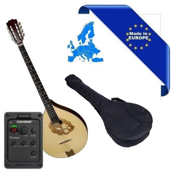HORA BOUZOUKI IRLANDESE AMPLIFICATO FISHMAN PRESYS-101 66CM TOP ABETE MASSELLO FONDO FASCE E MANICO ACERO CON BORSA