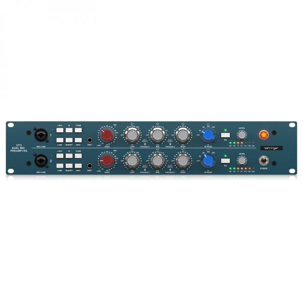 BEHRINGER 1273 PREAMPLIFICATORE EQUALIZZATORE MICROFONICO VINTAGE STEREO TRASFORMATORI MIDAS