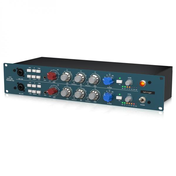 BEHRINGER 1273 PREAMPLIFICATORE EQUALIZZATORE MICROFONICO VINTAGE STEREO TRASFORMATORI MIDAS