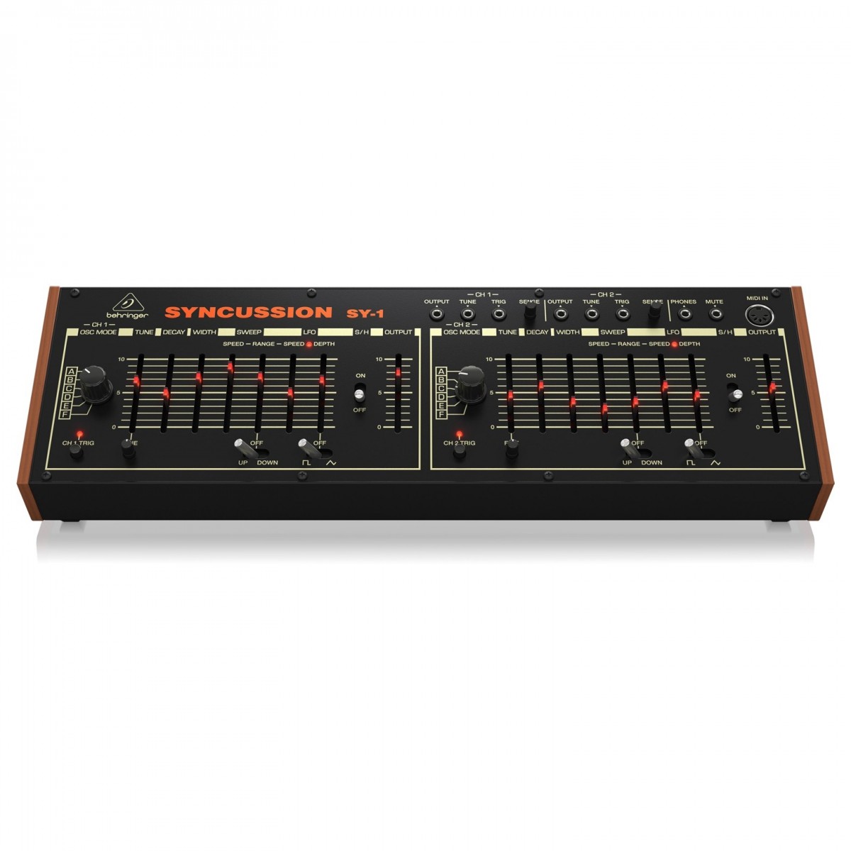 BEHRINGER SINCUSSION SY-1 SINTETIZZATORE ANALOGICO DI PERCUSSIONI 2 CANALI