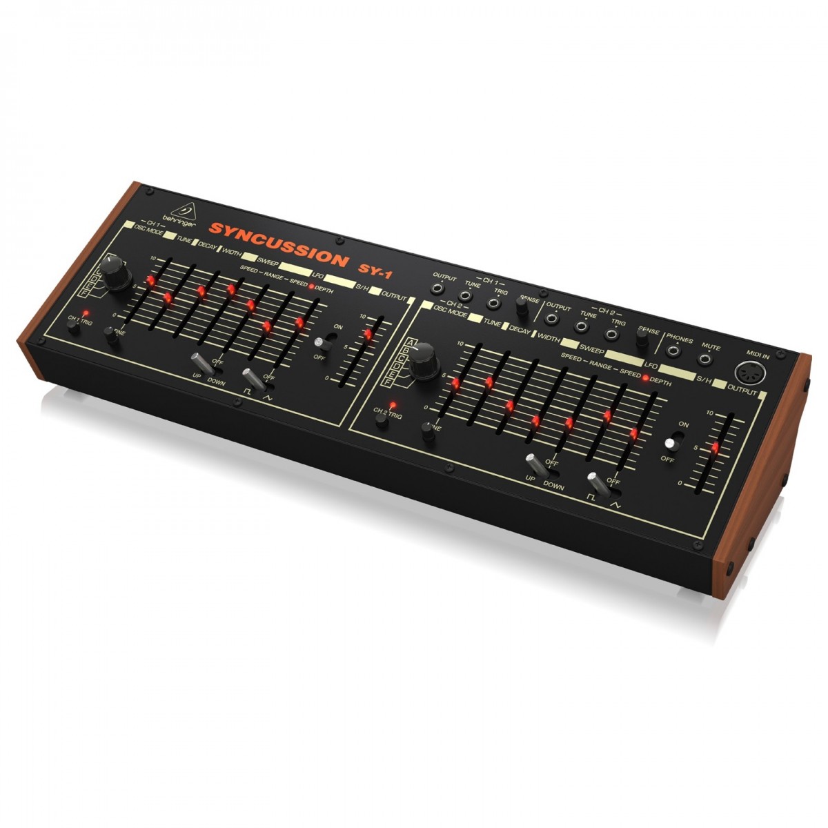 BEHRINGER SINCUSSION SY-1 SINTETIZZATORE ANALOGICO DI PERCUSSIONI 2 CANALI