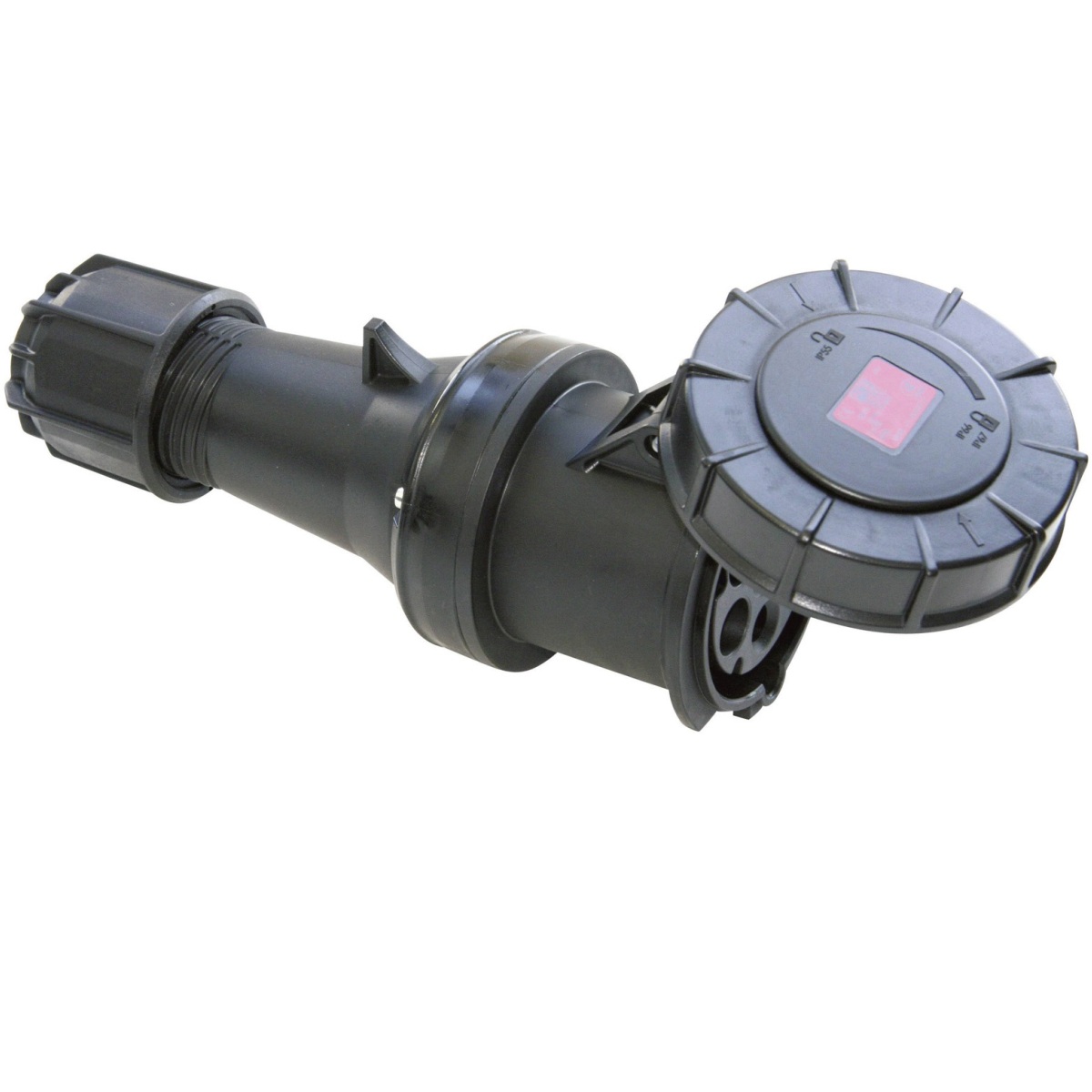 PCE Y245-6XS PRESA CEE 125A 5P 6H IP67 400V POWER TWIST BLACK NERA