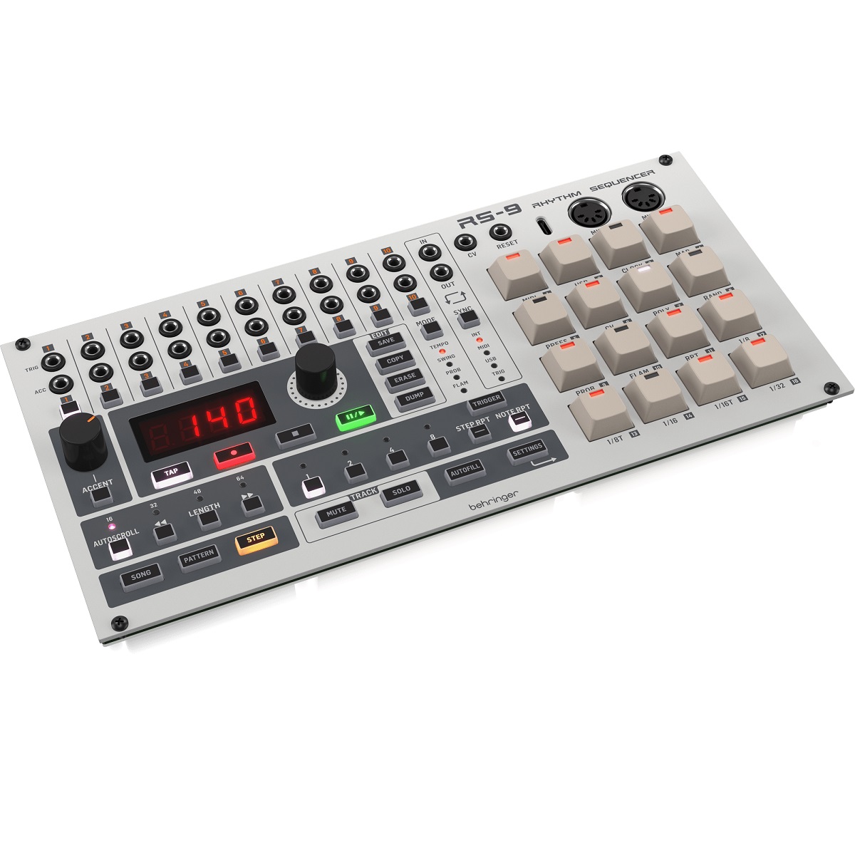 BEHRINGER RS-9 SEQUENCER RITMICO 64 STEP 10 CANALI