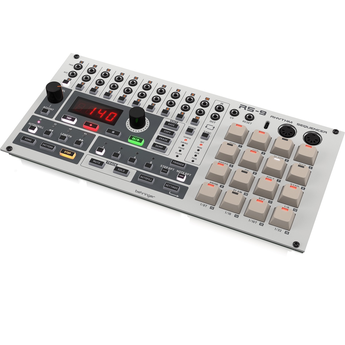 BEHRINGER RS-9 SEQUENCER RITMICO 64 STEP 10 CANALI