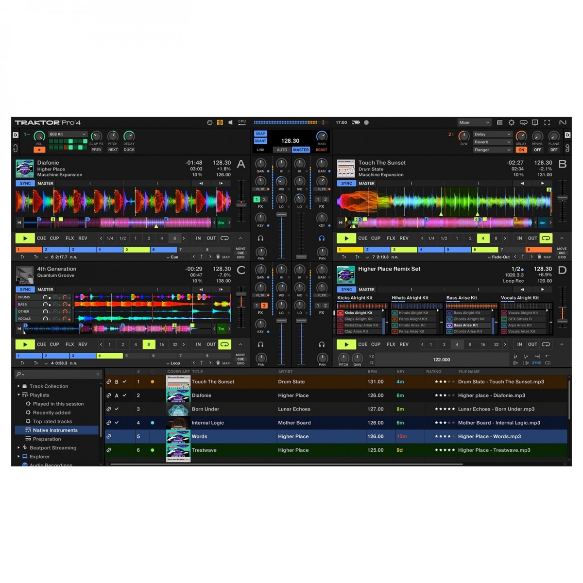 NATIVE INSTRUMENTS TRAKTOR PRO 4 SOFTWARE PER DJ 4 DECK