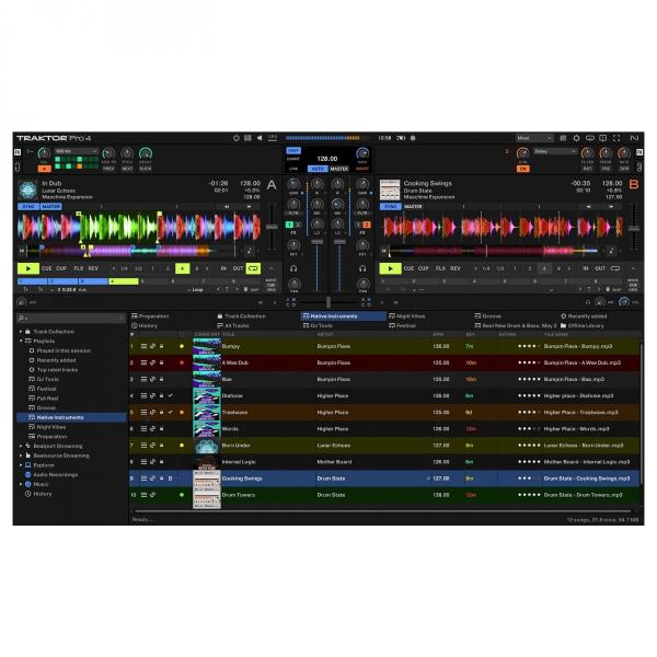 NATIVE INSTRUMENTS TRAKTOR PRO 4 SOFTWARE PER DJ 4 DECK