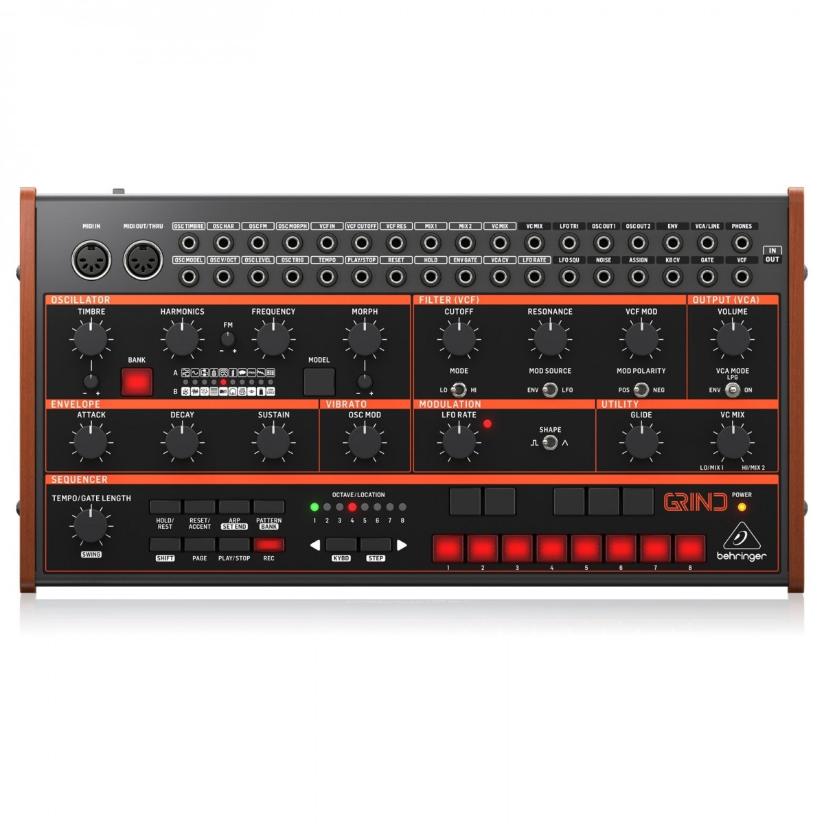 BEHRINGER GRIND SINTETIZZATORE IBRIDO SEMIMODULARE