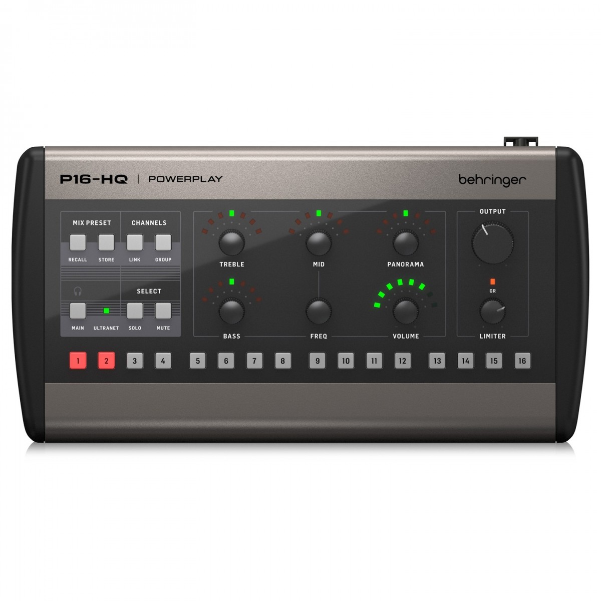 BEHRINGER P16-HQ POWERPLAY MIXER PERSONAL MONITOR 16 CANALI DIGITALE