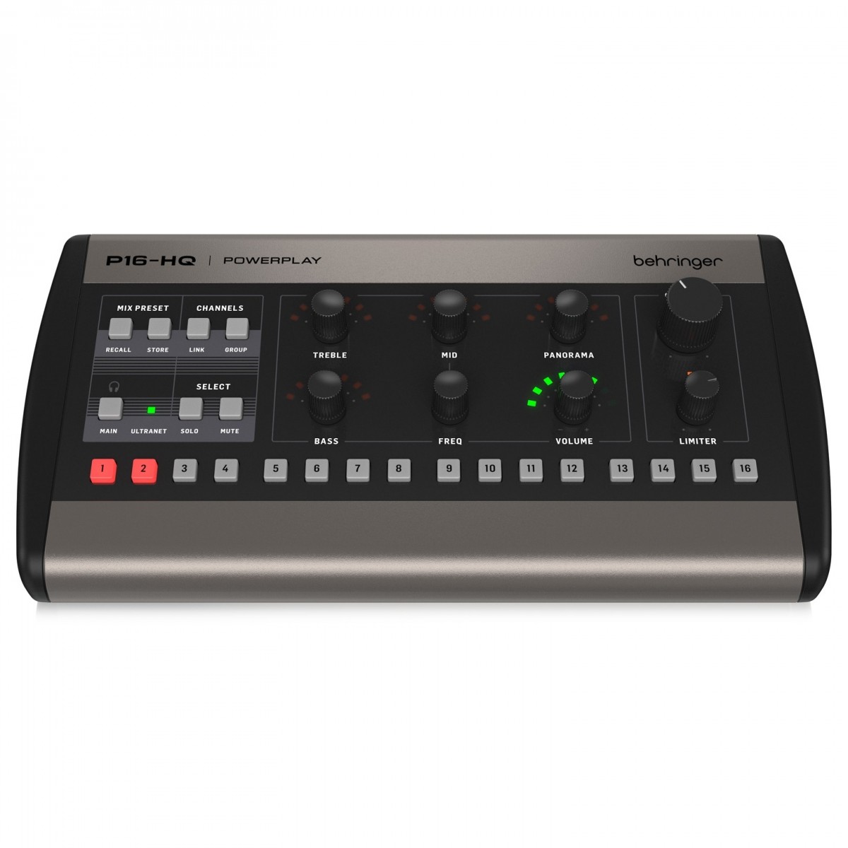 BEHRINGER P16-HQ POWERPLAY MIXER PERSONAL MONITOR 16 CANALI DIGITALE