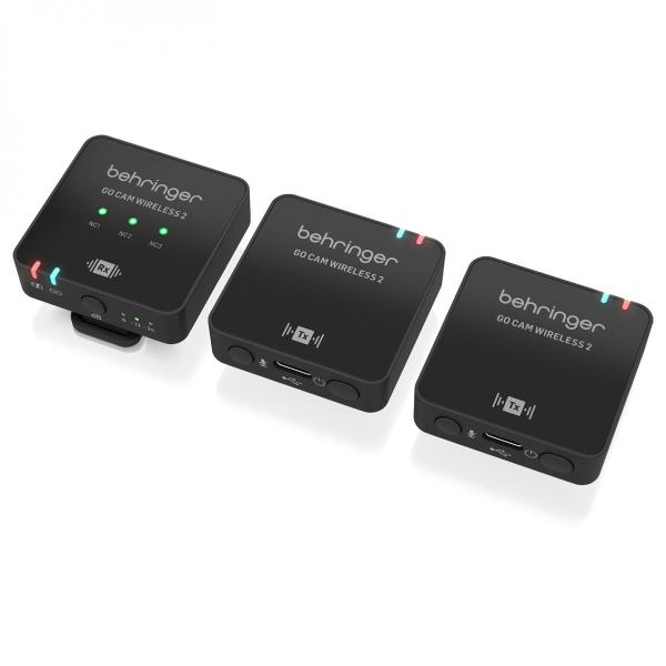 BEHRINGER GO CAM WIRELESS 2 SISTEMA DIGITALE DOPPIO MICROFONO A CLIP