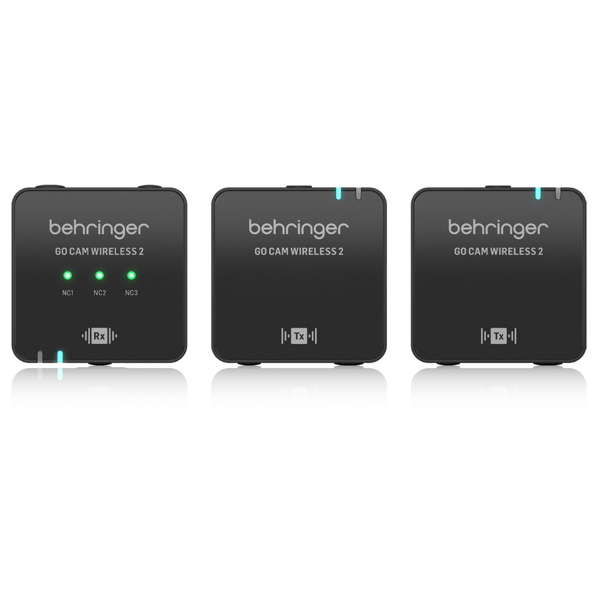 BEHRINGER GO CAM WIRELESS 2 SISTEMA DIGITALE DOPPIO MICROFONO A CLIP