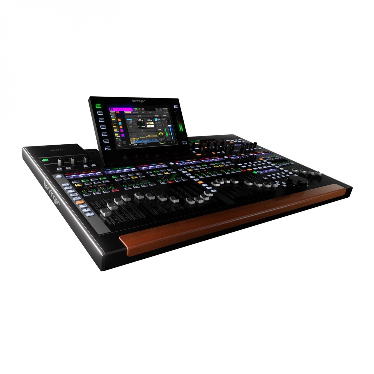 BEHRINGER WING BK MIXER DIGITALE 48 CANALI 8 PREAMPLIFICATORI MIDAS PRO 3 KLARK TEKNIK SUPERMAC AES50 28 BUS