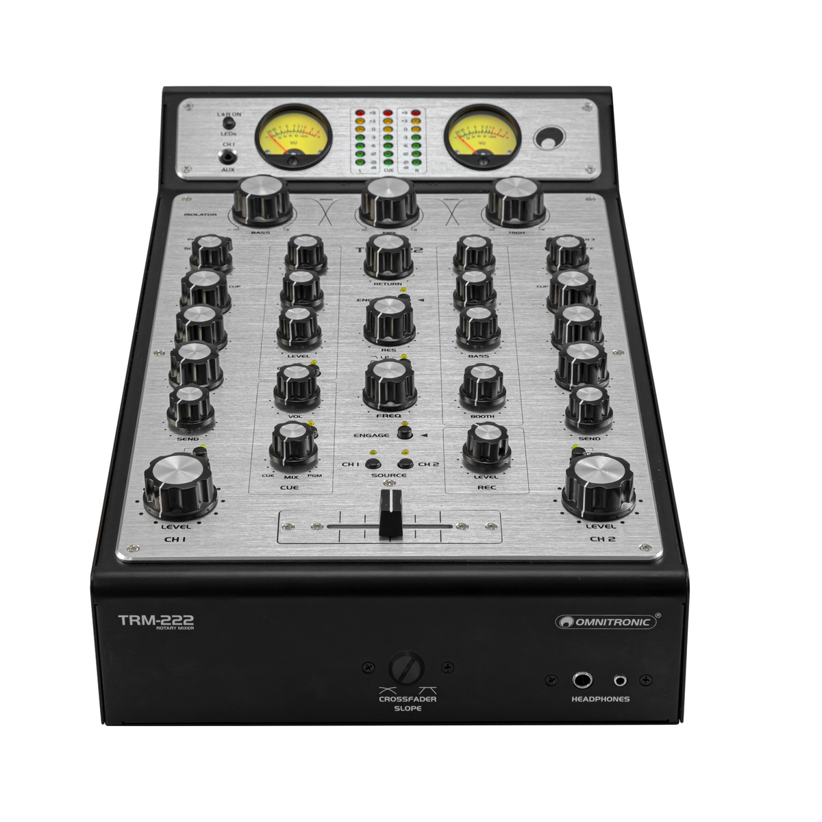 OMNITRONIC TRM222 MIXER ROTATIVO 2 CANALI PER DJ