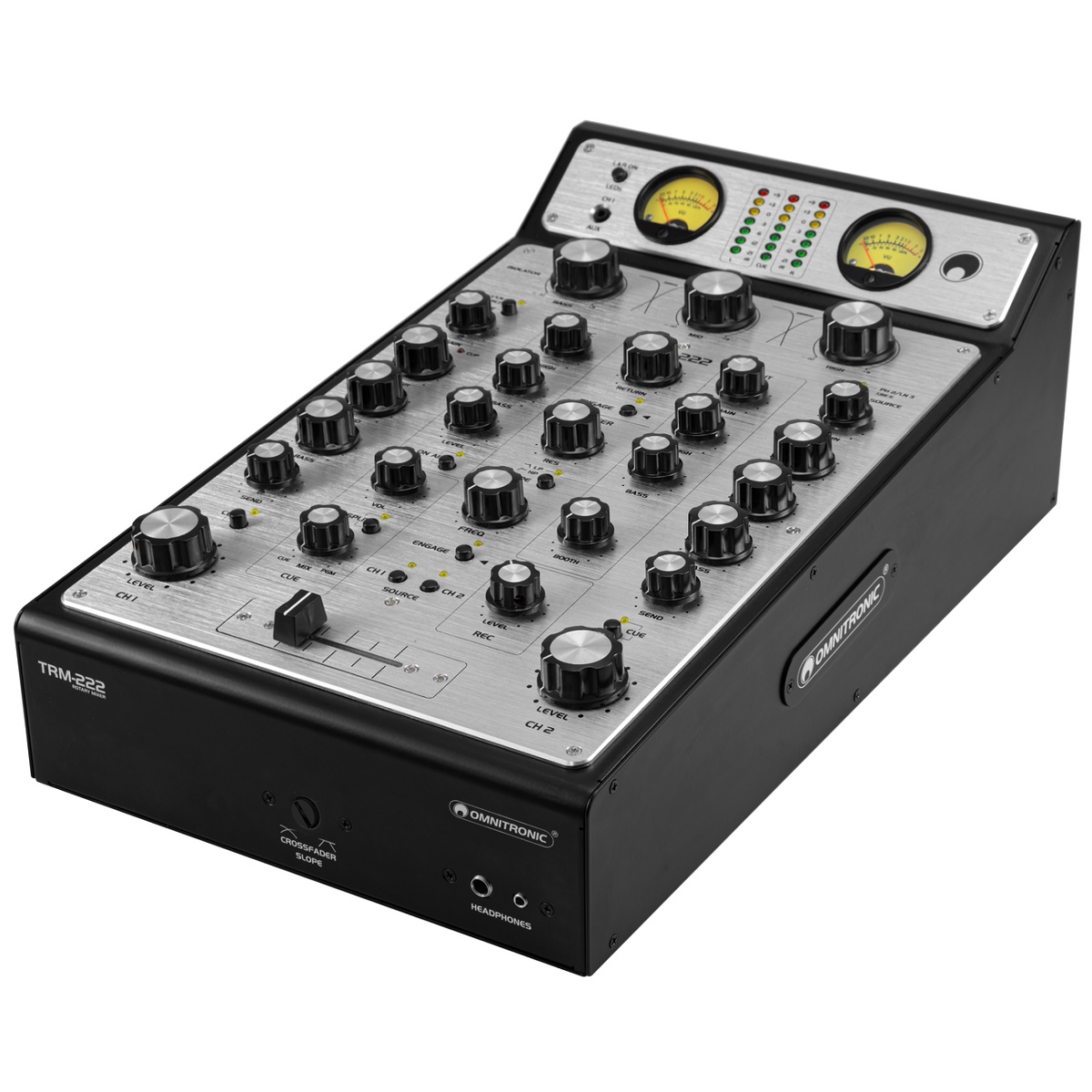 OMNITRONIC TRM222 MIXER ROTATIVO 2 CANALI PER DJ