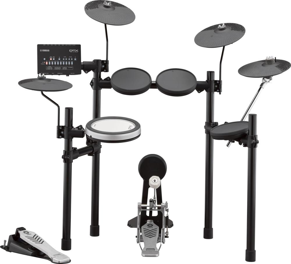 YAMAHA DTX482K BATTERIA ELETTRONICA 5 PAD CON 3 PIATTI E CHARLESTON + PEDALI