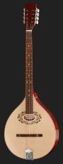 HORA OCTAVE MANDOLIN BOUZOUKI SCALA CORTA MADE IN EUROPE MANDOLINO OTTAVA BASSA IN MASSELLO FISHMAN PRESYS 101 TOP ABETE E ACERO