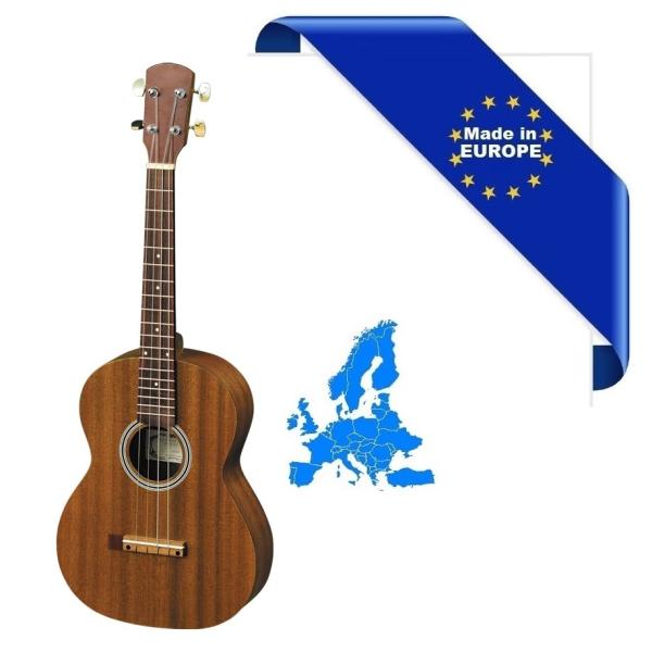 HORA UKULELE BARITONO MADE IN EUROPE TAVOLA TOP E CORPO IN MOGANO MASSELLO TASTIERA IN PALISSANDRO