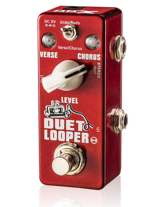 XVIVE D3 DUET LOOPER PEDALE EFFETO LOOP PER CHITARRA ELETTRICA TRUE BYPASS