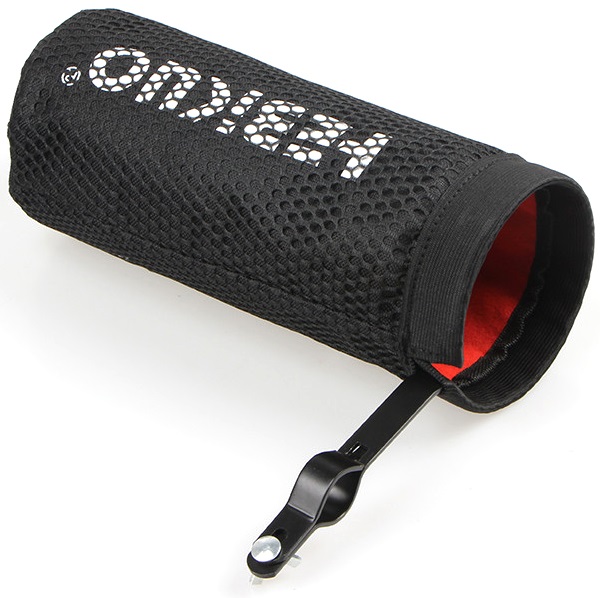 HEBIKUO BAG SB1 PORTA BACCHETTE BATTERIA IN RETE CON AGGANCIO PER ASTA COLORE NERO