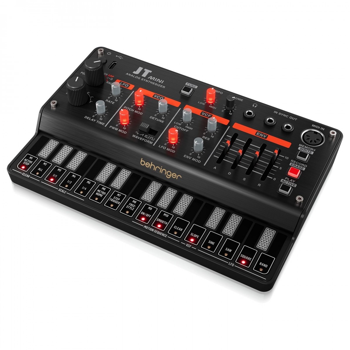 BEHRINGER MINI JT SINTETIZZATORE ANALOGICO POLIFONICO ARPEGGIATORE SEQUENCER