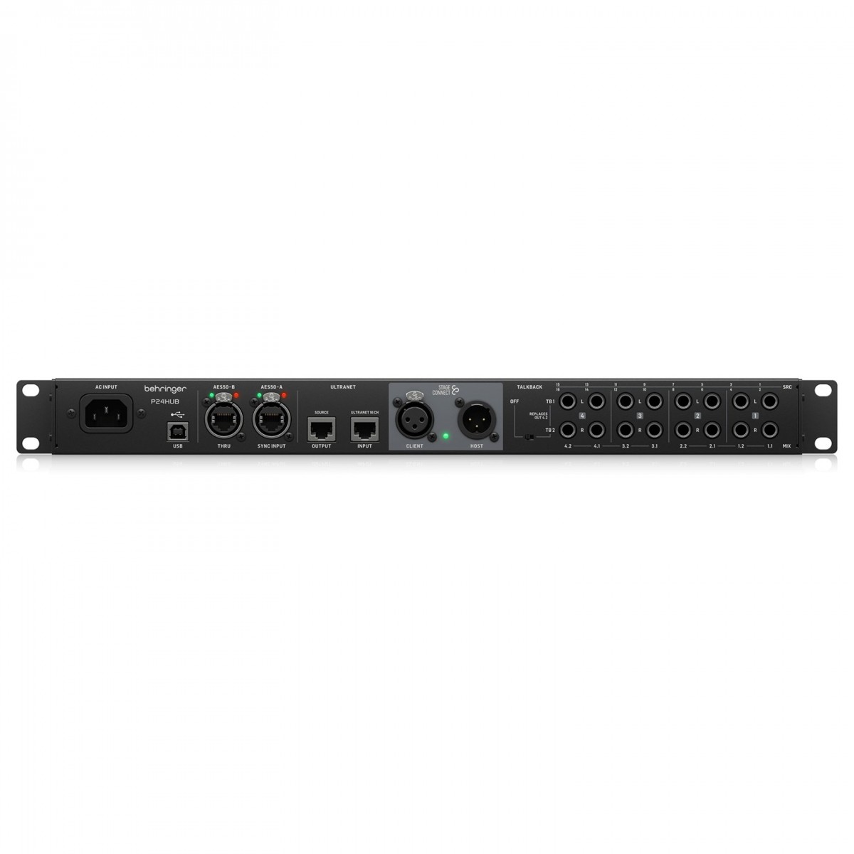 BEHRINGER P24 HUB MONITOR DISTRIBUTION HUB FINO AD 8 PERSONAL MONITORS