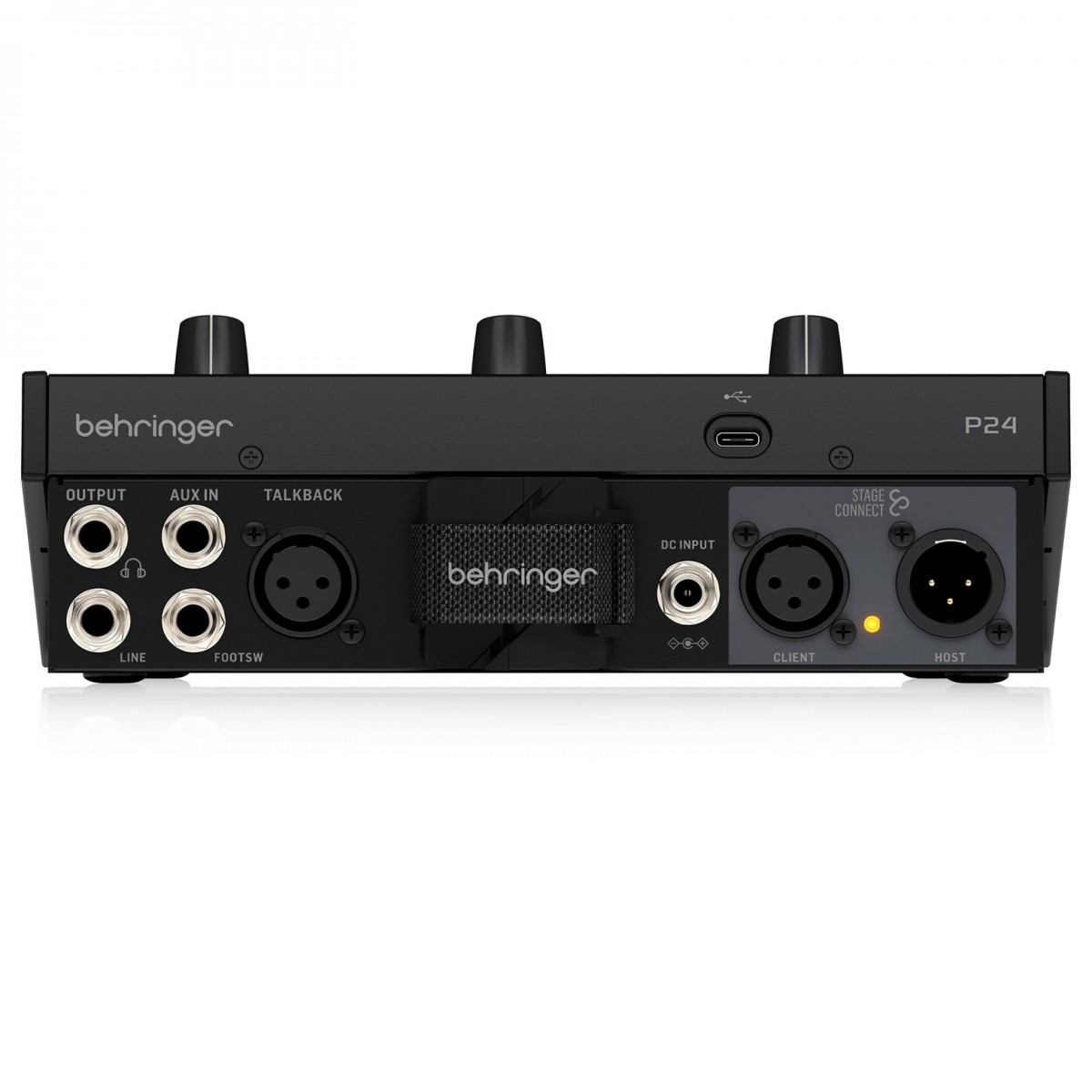 BEHRINGER P24 MONITOR PERSONAL MIXER 13 CANALI FADER 60MM