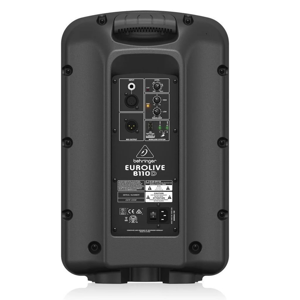 BEHRINGER B110D EUROLIVE CASSA ATTIVA AMPLIFICATA WOOFER 10" 300 WATT EQUALIZZATORE 2 BANDE WIRELESS READY EX-DEMO