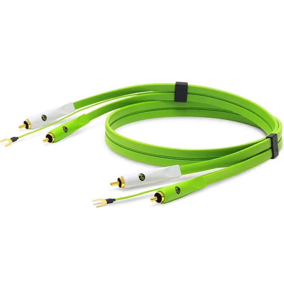 NEO OYAIDE D+RCA FOR TURNTABLE CLASS B 1MT CAVO AUDIO RCA PER GIRADISCHI CON FILO DI TERRA 1 METRO