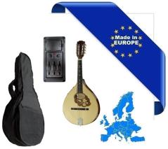 HORA MANDOLA CONTRALTO IRLANDESE RGII-P MADE IN EUROPE ( MANDOLINO ) AMPLIFICATO ARTEC TOP ABETE MASSELLO FONDO ACERO MASSELLO F