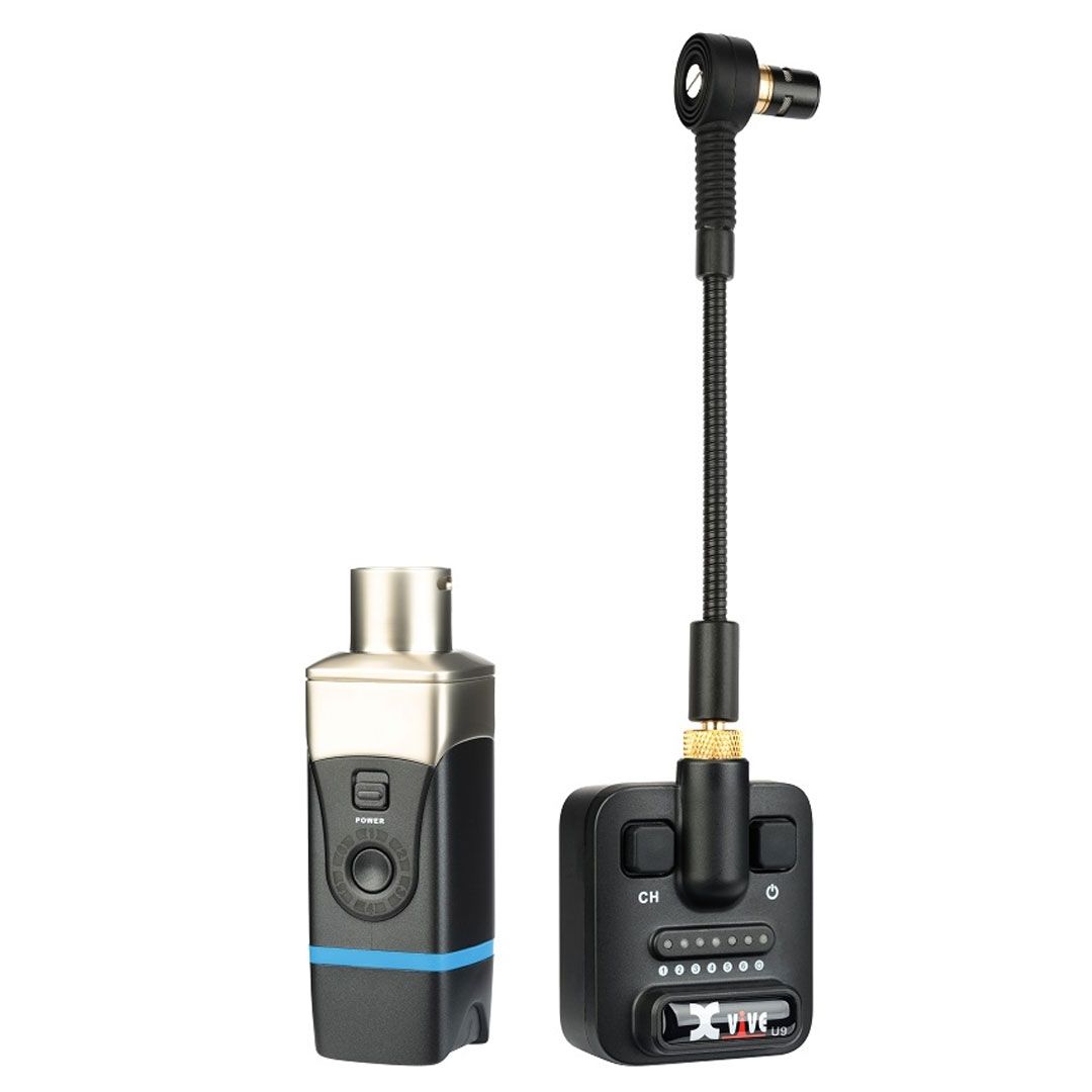 XVIVE U9 SISTEMA MICROFONICO WIRELESS DIGITALE RICARICABILE USB PER VIOLINO O VIOLA