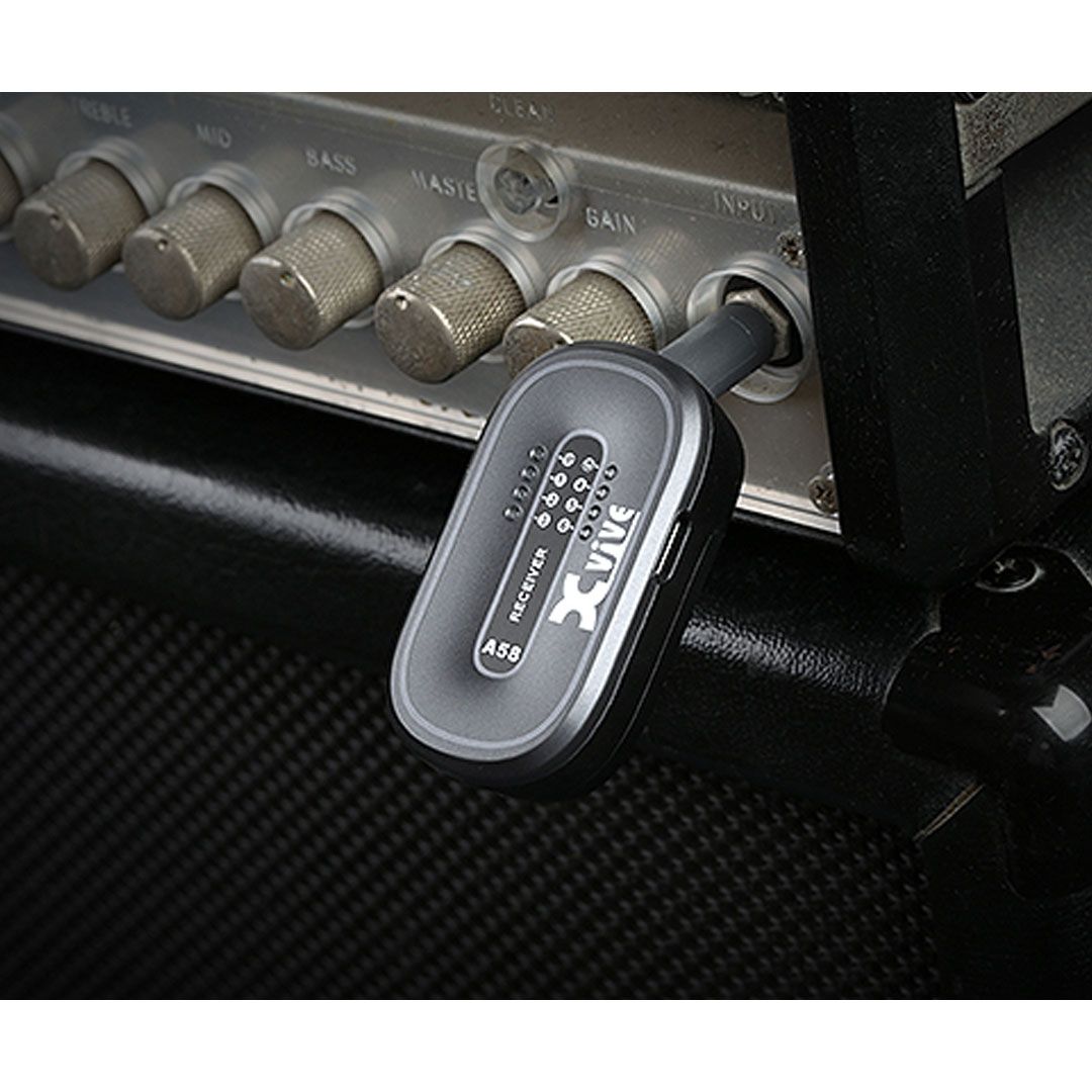 XVIVE A58 SISTEMA WIRELESS DIGITALE RICARICABILE USB PER CHITRRA E BASSO