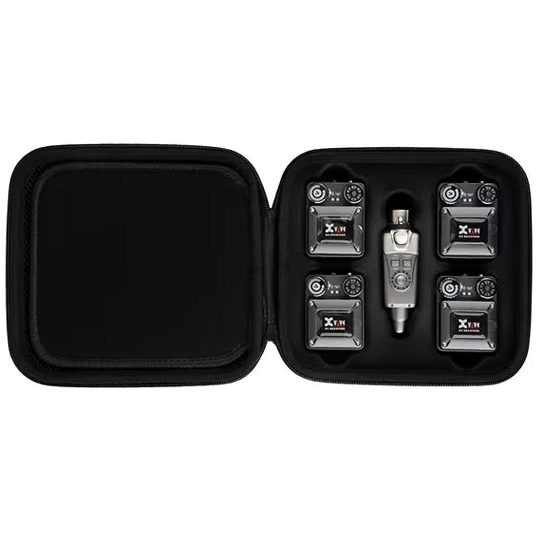 XVIVE CU4R4 HARD CASE CUSTODIA PER SISTEMA IN-EAR WIRELESS U4R4 CON 4 RICEVITORI