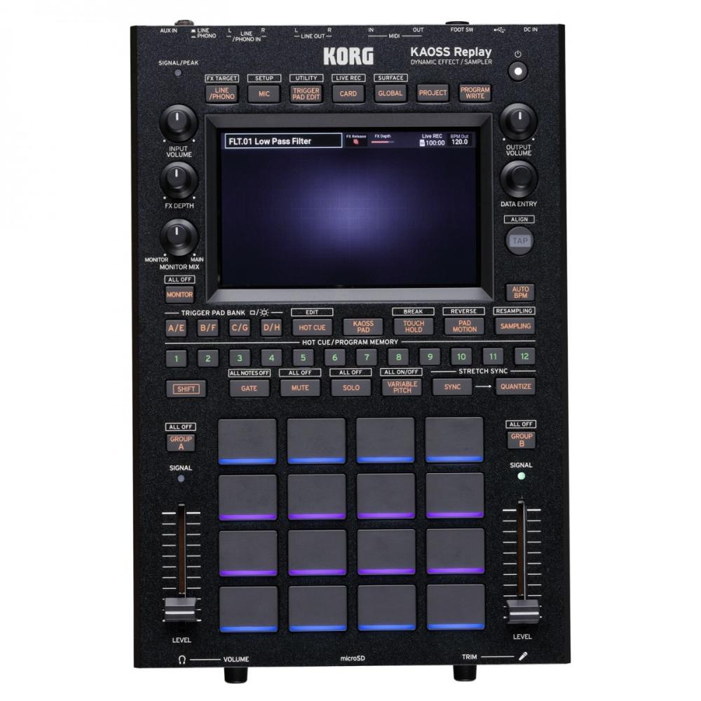 KORG KAOSS REPLAY PROCESSORE DI SEGNALE CON 128 EFFETTI CONTROLLABILI IN TEMPO REALE