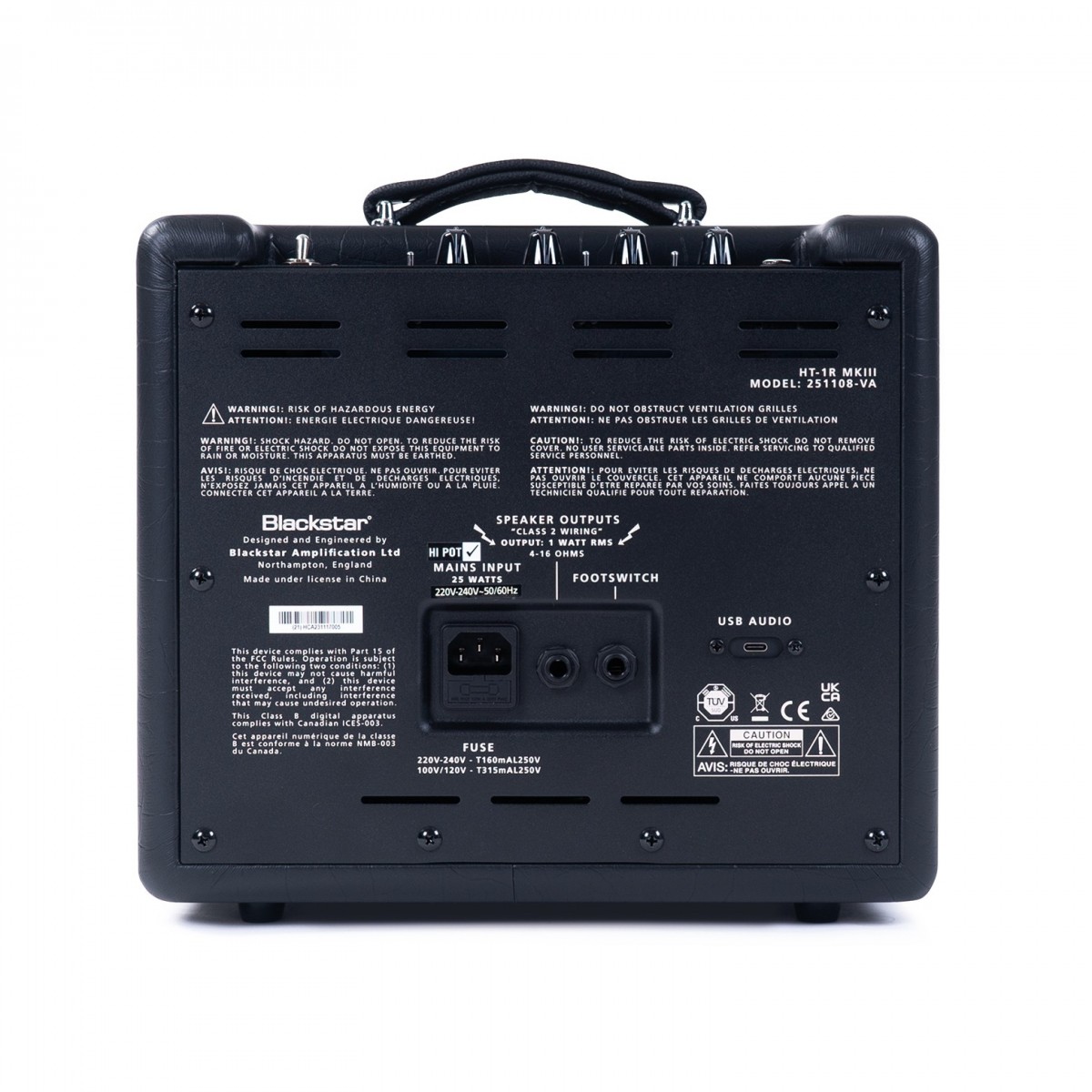 BLACKSTAR HT-1R MKIII AMPLIFICATORE VALVOLARE 1 WATT 2 CANALI