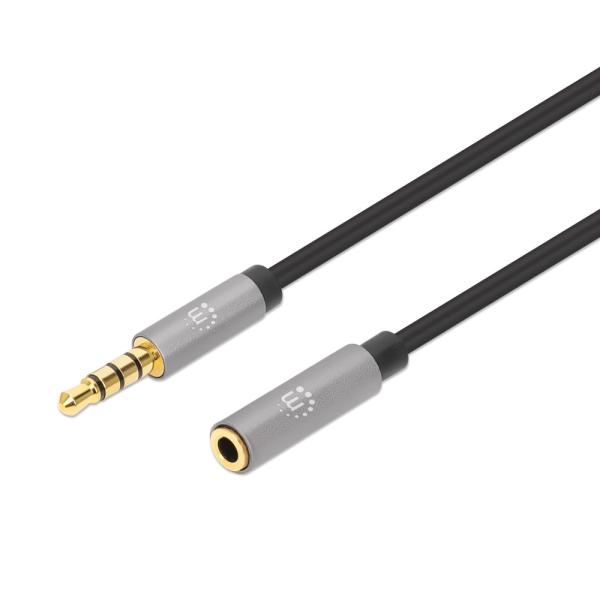 MANHATTAN ICOC 35H-MF-030 CAVO PROLUNGA BILANCIATO PER CUFFIE JACK 3,5 MM 3 METRI