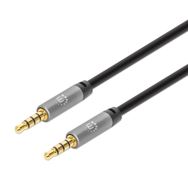 MANHATTAN ICOC 35H-MM-020 CAVO AUDIO BILANCIATO JACK 3,5 MM 2 METRI