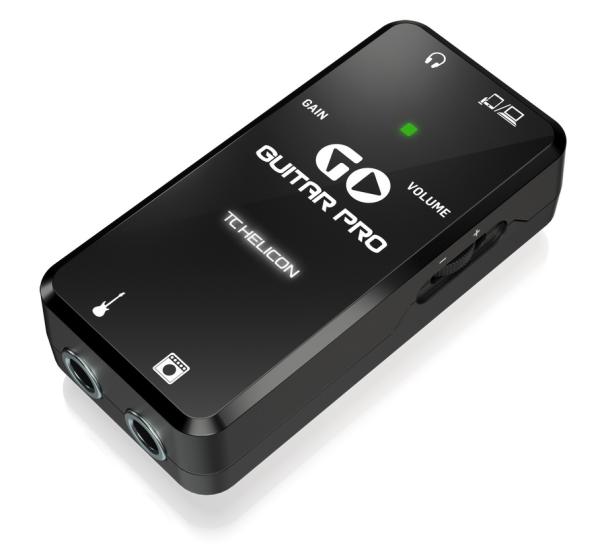 TC HELICON GO GUITAR PRO INTERFACCIA PORTATILE CHITARRA BASSO DISPOSITIVI MOBILI PREAMP MIDAS EX-DEMO