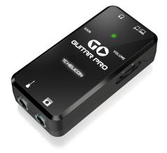 TC HELICON GO GUITAR PRO INTERFACCIA PORTATILE CHITARRA BASSO DISPOSITIVI MOBILI PREAMP MIDAS EX-DEMO