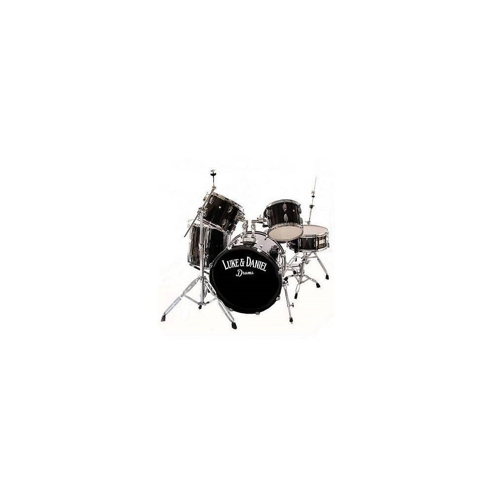 Luke & Daniel P1211ASPABK - sparkling black - batteria acustica completa con meccaniche