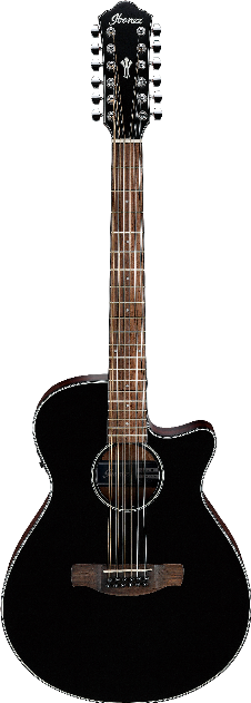 Ibanez AEG5012BKH IBA EL AC GTR 12ST