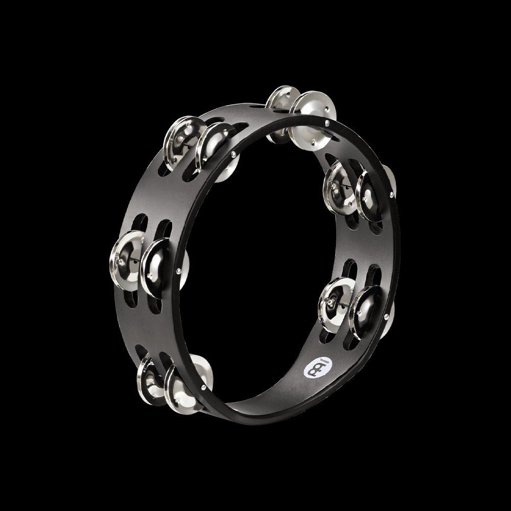 Meinl CTA2S-BK MN TAMBRN 2R STAINLESS STL JGL BK