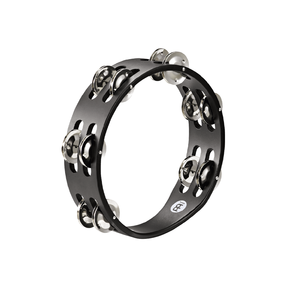 Meinl CTA2S-BK MN TAMBRN 2R STAINLESS STL JGL BK