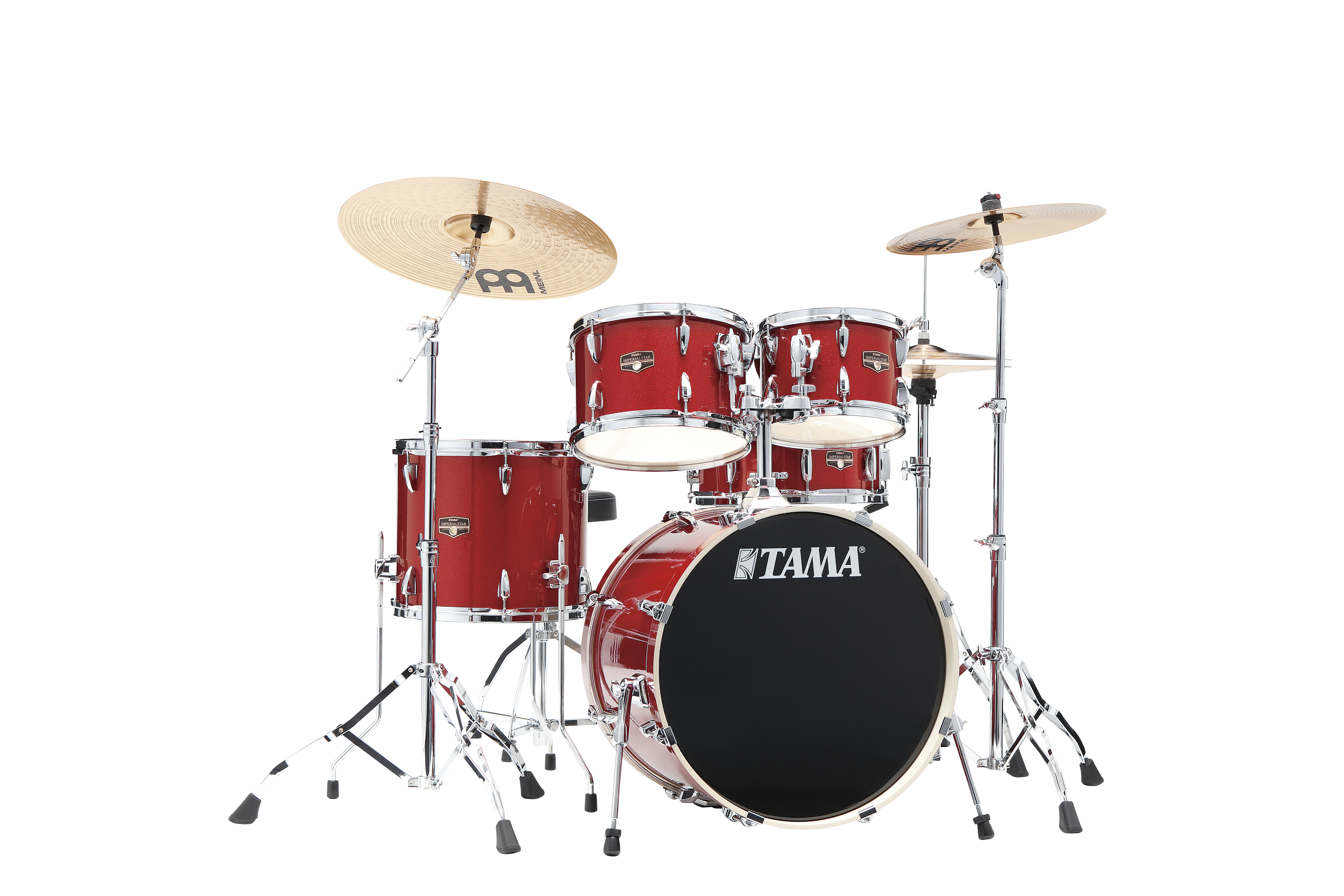 Tama IP50H6W-BRM TAM IMPERIALSTAR 5PC DRUM KIT + MEINL CYMBALS