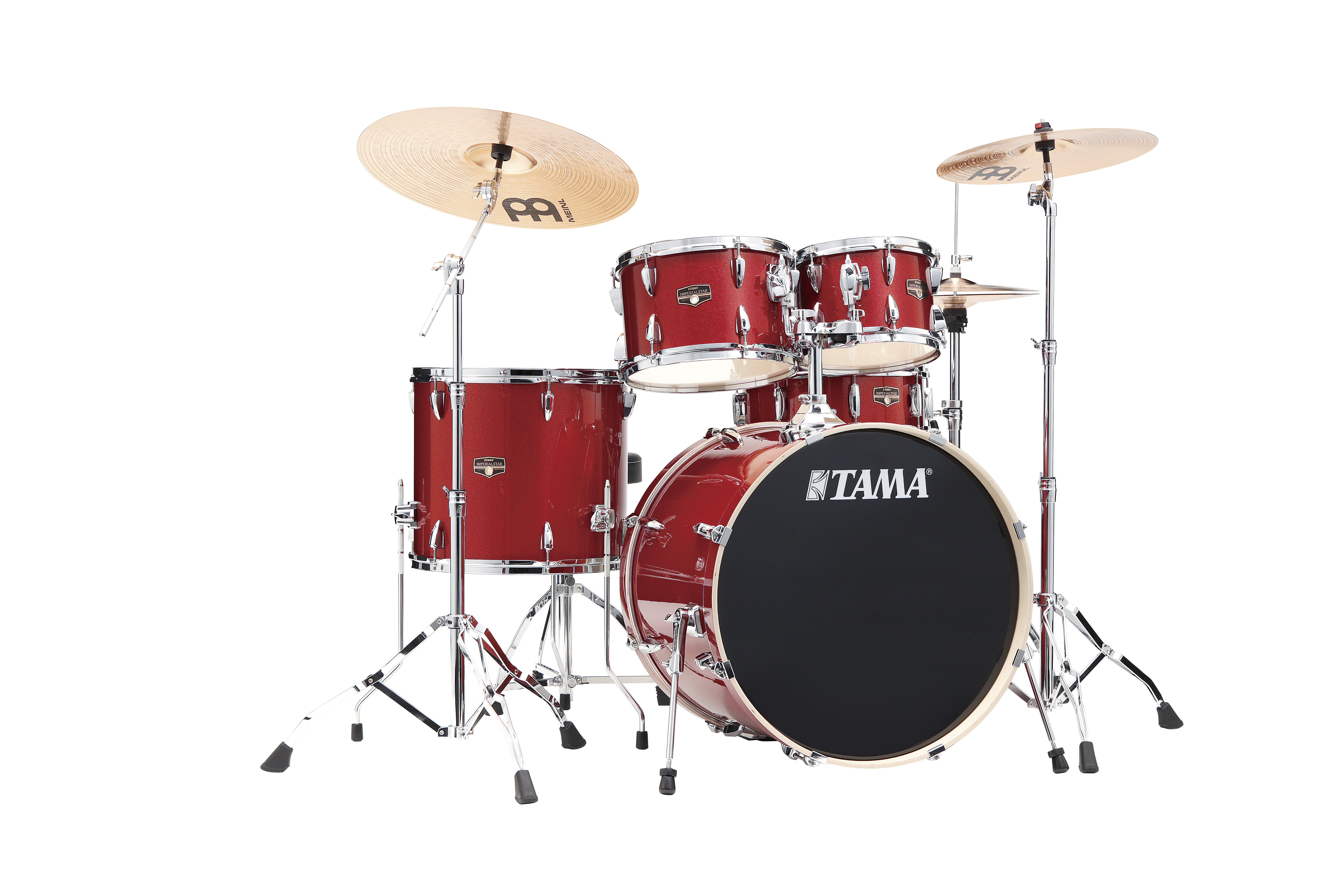 Tama IP52H6W-BRM TAM IMPERIALSTAR 5PC DRUM KIT + MEINL CYMBALS