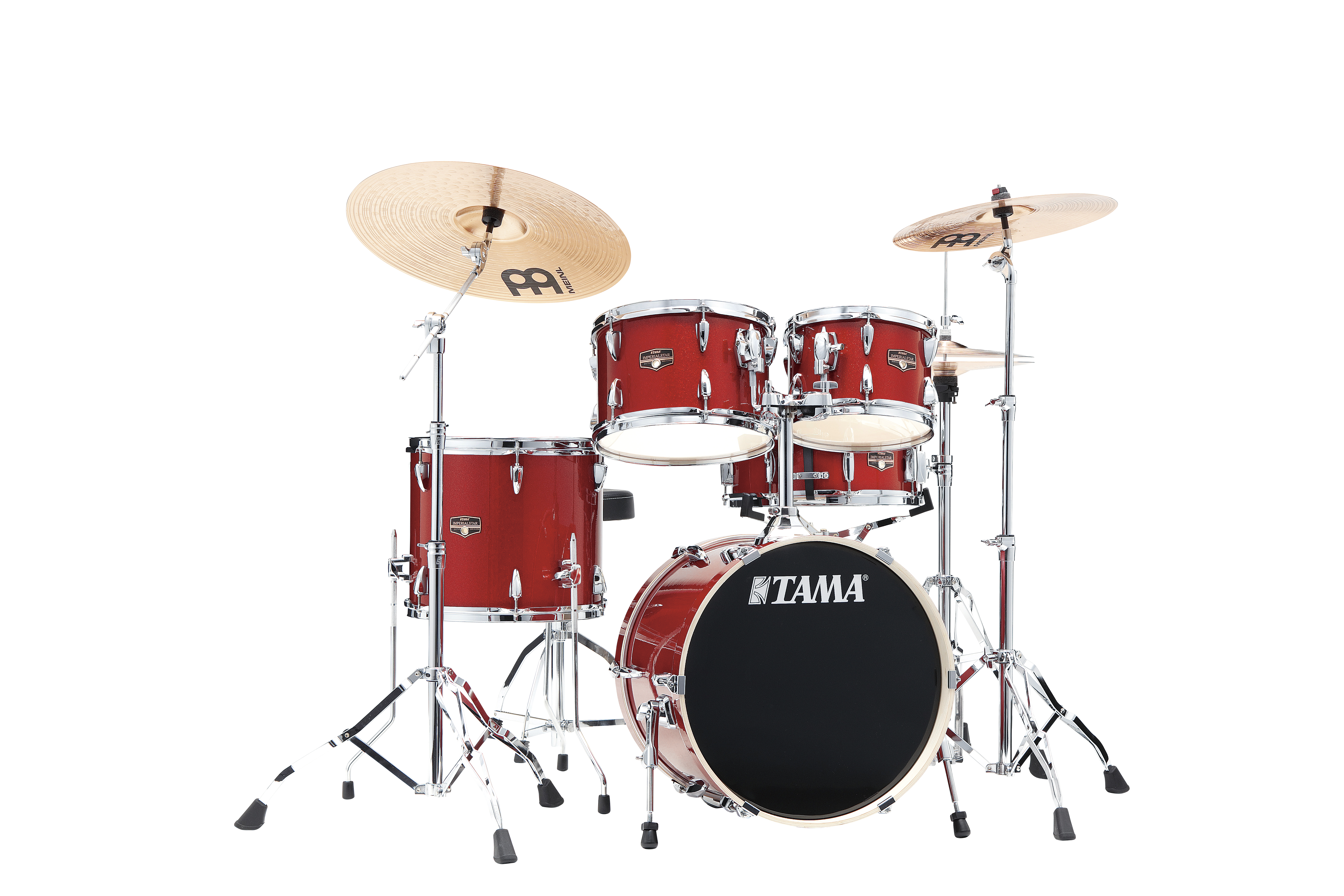Tama IP58H6W-BRM TAM IMPERIALSTAR 5PC DRUM KIT + MEINL CYMBALS