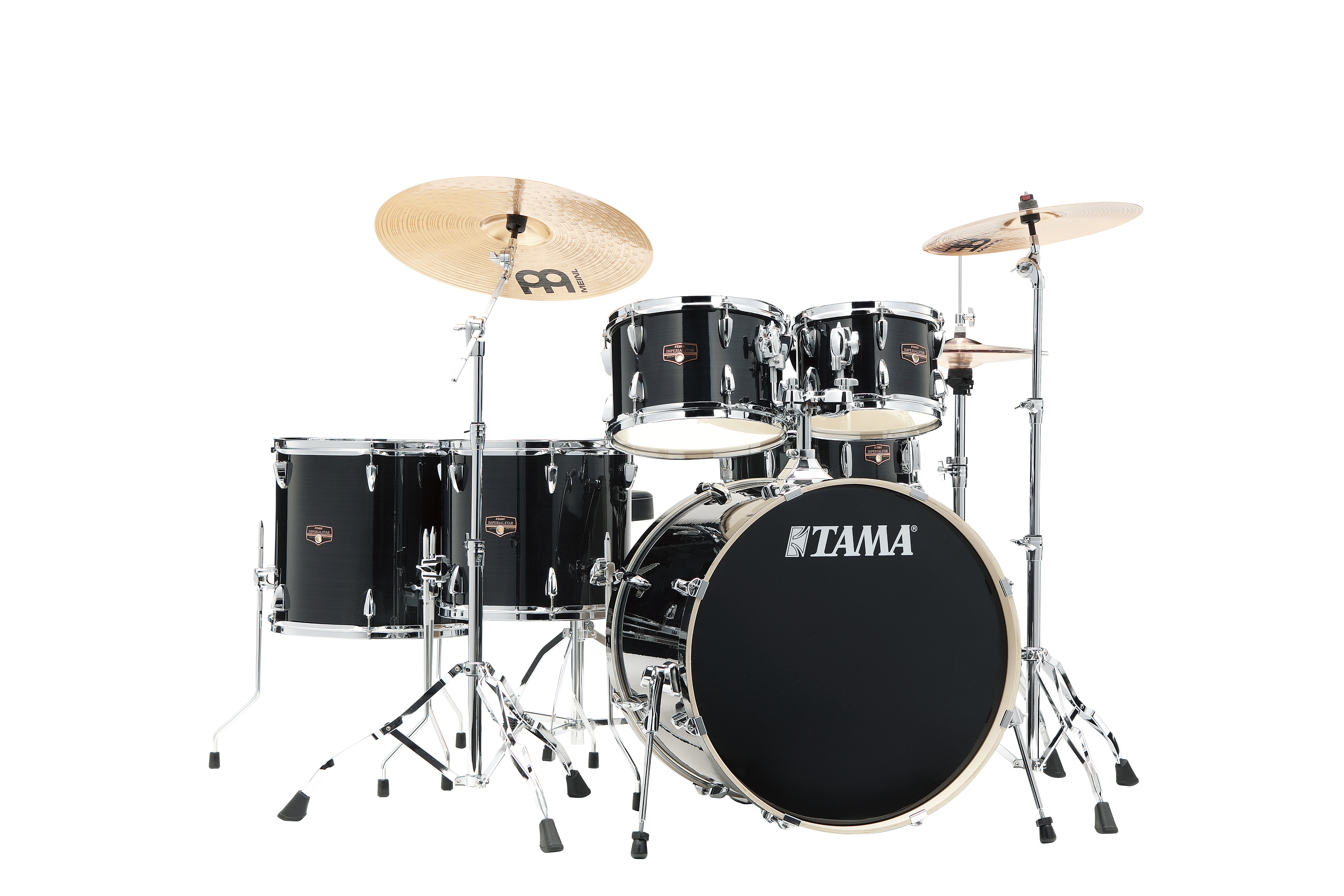 Tama IP62H6W-HBK TAM IMPERIALSTAR 6PC DRUM KIT + MEINL CYMBALS