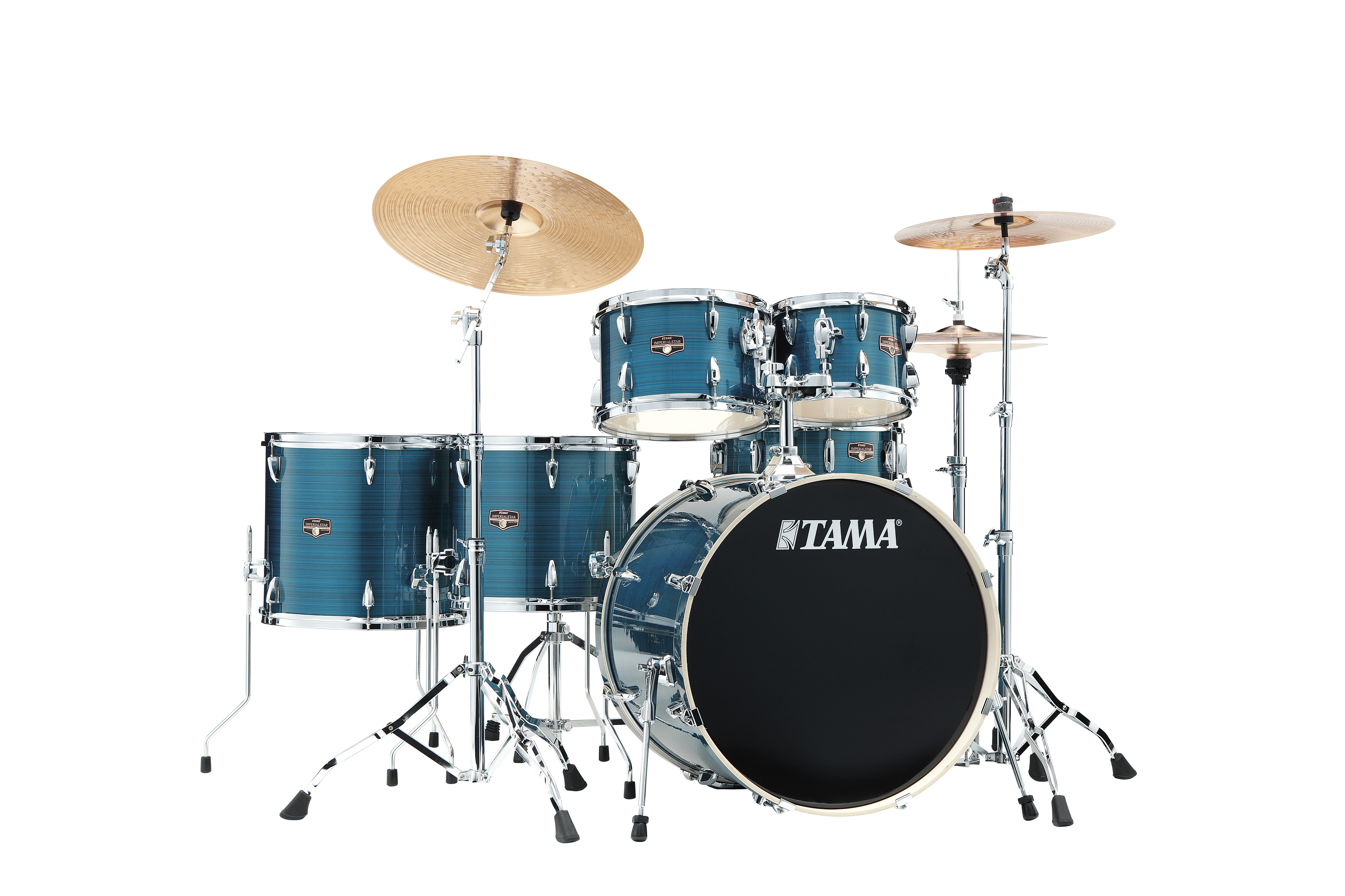 Tama IP62H6W-HLB TAM IMPERIALSTAR 6PC DRUM KIT + MEINL CYMBALS