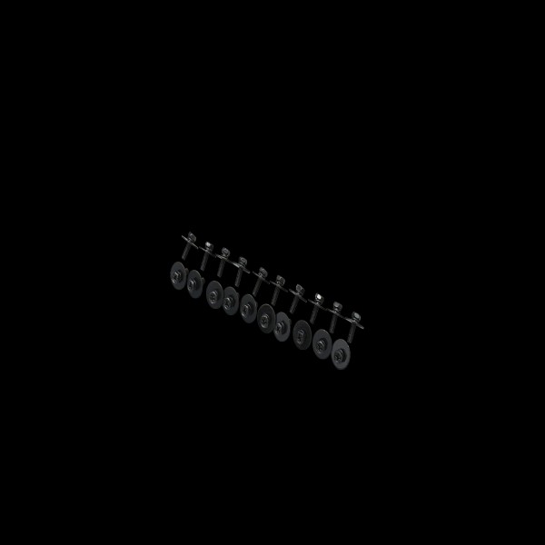 Tama MS414B20P TAM MOUNT SCREW M4X14MM BK 20PCS