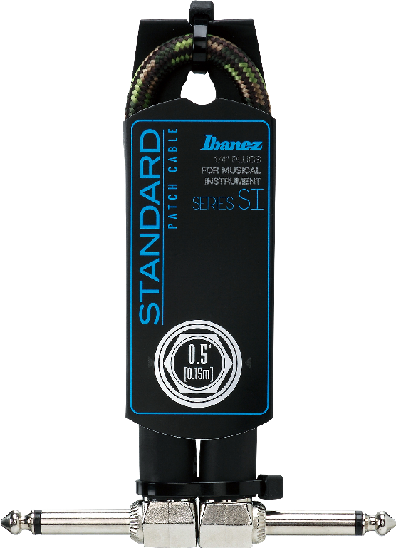 Ibanez SI05P-CGR IBA GUITAR CABLE 15CM