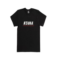 Tama TAMT004M TAM T-SHIRTS LOGO W/REDLINE BK M